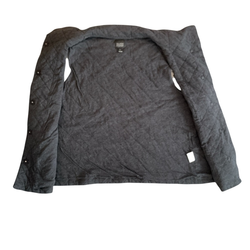 EILEEN FISHER Quilted Cotton Knit Vest - Picture 4 of 6